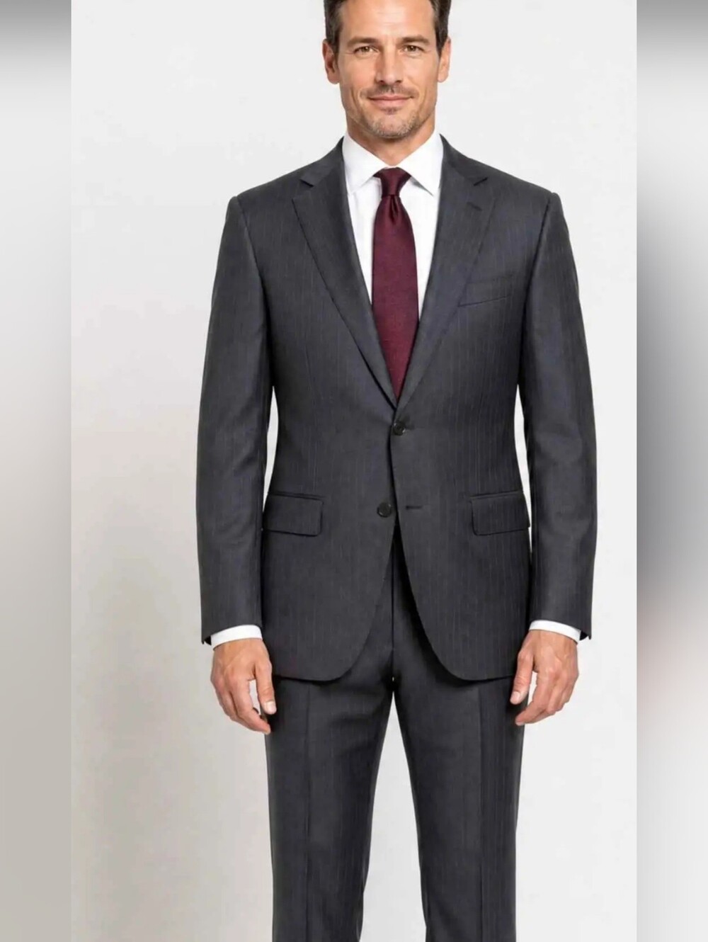 Mens ERMENEGILDO ZEGNA Pinstripe Suit